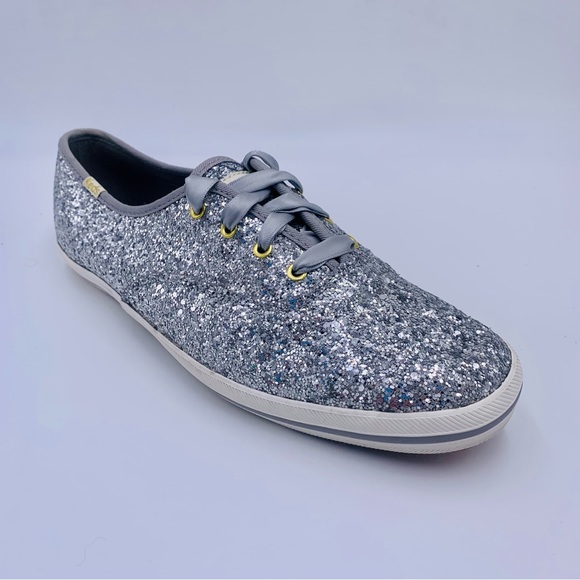kate spade Shoes - Kate Spade sneakers X Keds Champion Glitter sneakers silver women size 9